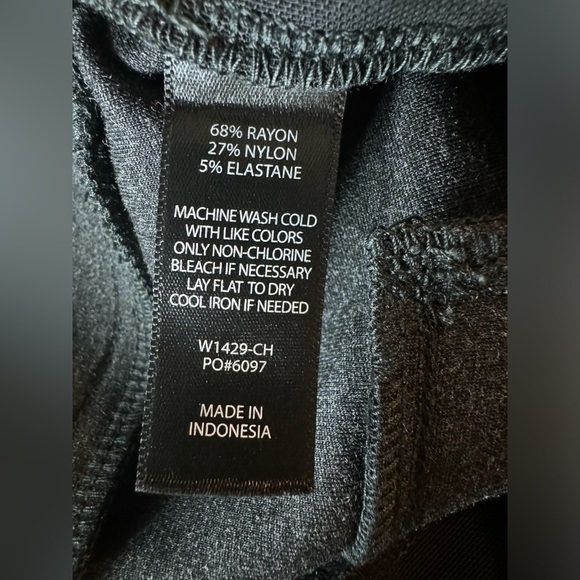 Betabrand Straight Leg 7 Pocket Dress Yoga Pant Size LP Charcoal Grey - Picture 10 of 10